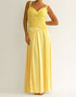 location robe longue jaune