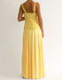 location robe longue jaune