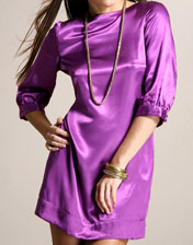 robe de soiree violet en location