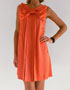 robe courte orange en location